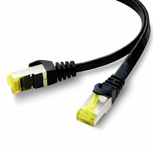 Adwits 1m カテゴリ 7 フラットlanケーブル10gbps 600mhz 金メッキイrj45コネクタ 高靭性pvc被覆cat7準拠 ルータ モデム N 12031459984 しもやな商店 通販 Yahoo ショッピング