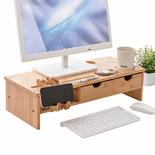 即発送可能 デスクトップシェルフ パソコン台 机上台 キーボード収納 木製 机上ラック デスクトップシェルフ モニター台 コンビニ受取対応商品 Studiostodulky Cz