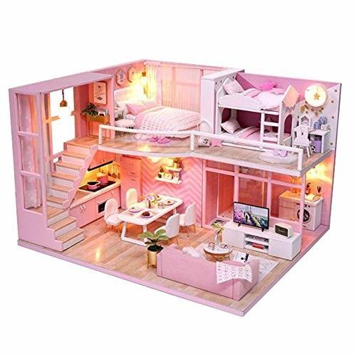 リトルスワロー パステル ピンク リアルでかわいい小物が一杯 ミニチュア ドール ハウス Diy 手作り 模型 キ しもやな商店 通販 Yahoo ショッピング