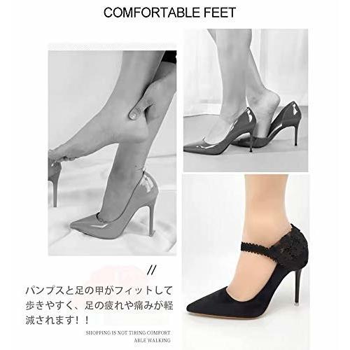 H Sheng パンプス バンド シューズストラップ シューズバンド 安定パンプス用 可愛い 脱げ防止 1足分 広い 黒 女 しもやな商店 通販 Yahoo ショッピング
