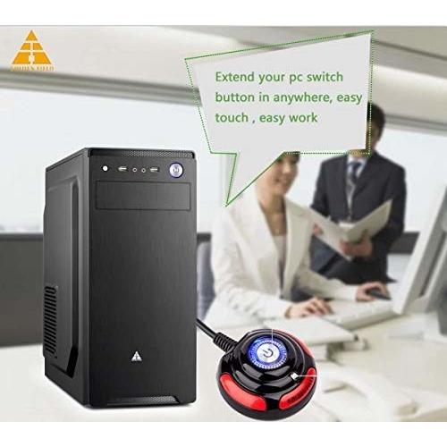 Golden Field 電源スイッチボタン Pcケース リセット スイッチ ボタン 増設 移動 1 6m しもやな商店 通販 Yahoo ショッピング