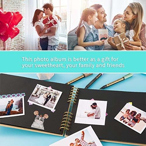 Yangbagaフォトアルバム80ページ手作りアルバム 写真アルバム ギフトdiy 恋愛 結婚 記念日 誕生日 黒台紙 30 しもやな商店 通販 Yahoo ショッピング