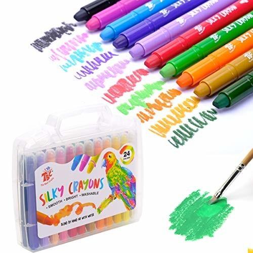 Tbc The Best Crafts 24色 シルクのクレヨン 美術 絵画用品 子供 学生 初心者 芸術家 しもやな商店 通販 Yahoo ショッピング