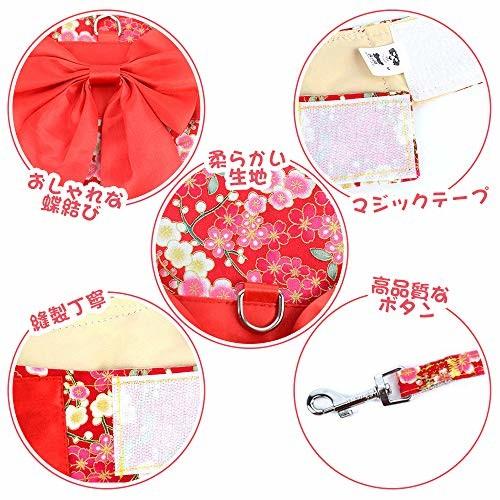 Cologoペットハーネス 浴衣 ペット用品 花火大会 お祭り 洋服 小型犬 中型犬 和風 かわいい 着物 ワンピース お しもやな商店 通販 Yahoo ショッピング