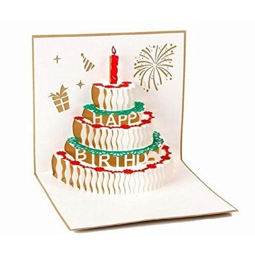 Rubitas 飛び出す グリーディング メッセージ カード ホップアップ 色紙 手紙 寄せ書き アルバム 誕生日 ケーキ しもやな商店 通販 Yahoo ショッピング