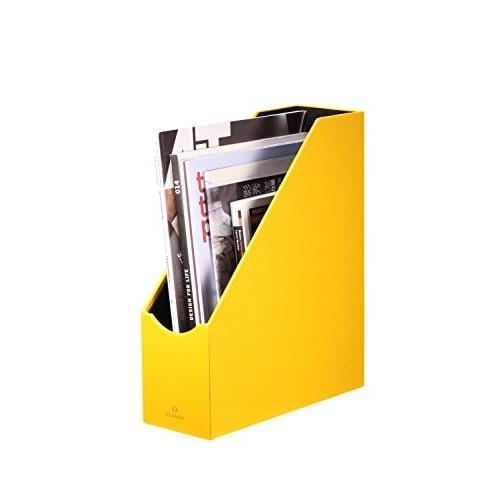 Vpackファイルボックス 本立て ックエンド 雑誌新聞資料入れ フォルダーpuレザーオフィスデスクトップ収納 イ しもやな商店 通販 Yahoo ショッピング