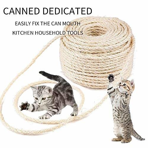 Bamxxixi サイザル麻ロープ サイザルロープ キャットタワー ロープ 麻紐 麻縄 Diy ネコ 爪とぎ 手作り 耐用 3本の しもやな商店 通販 Yahoo ショッピング