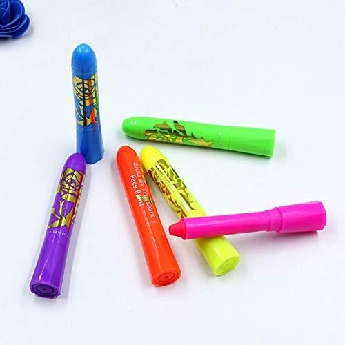 Drado 6色 クレヨン フェイスペイント 顔ペン ボディペイント お絵かき 塗り絵 子供用 簡単水洗 無毒 安全 クリ しもやな商店 通販 Yahoo ショッピング