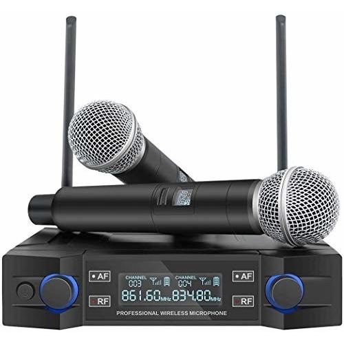 令和最新型 Dearing ワイヤレスマイク カラオケマイク セット Uhf システム 二重チャンネル ハンドマイク 無 しもやな商店 通販 Yahoo ショッピング