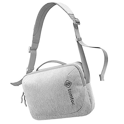 Tomtoc ショルダーバッグ メンズ 11 Ipad Pro Ipad Air 4対応 メッセンジャーバッグ 撥水加工 斜めがけ 大容量 グレー しもやな商店 通販 Yahoo ショッピング