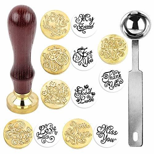 シーリングスタンプ 封蝋スタンプセット ６枚入れ替えシーリングワックス印鑑 Diy 手作り 手紙 レター メッセ 136 しもやな商店 通販 Yahoo ショッピング