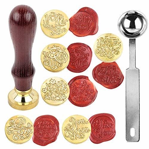 シーリングスタンプ 封蝋スタンプセット ６枚入れ替えシーリングワックス印鑑 Diy 手作り 手紙 レター メッセ 136 しもやな商店 通販 Yahoo ショッピング