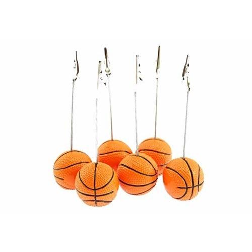 Olive G 6本 セット かわいい バスケットボール 型 メモスタンド メモクリップ メモホルダー 写真立て カード立 しもやな商店 通販 Yahoo ショッピング