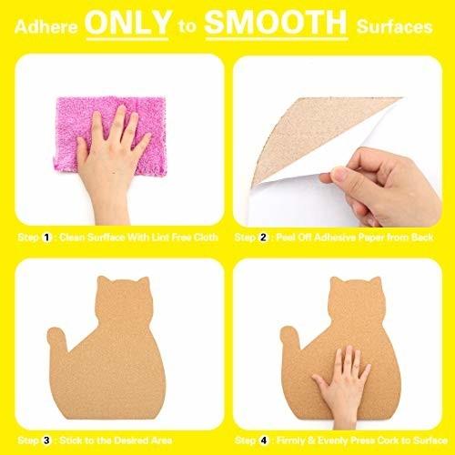 Catpower 12 X 15 インチ 猫 型 大型 コルク コルクボードタイル ボード タイル 厚い 1 3 インチ 猫 好き 方 ギフト しもやな商店 通販 Yahoo ショッピング