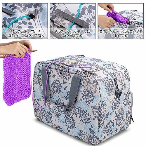 Teamoy 編み物用トートバッグ 大容量 毛糸 編み針 編み物用品 未完成品 収納 持ち運び 便利 プレゼント タンポ しもやな商店 通販 Yahoo ショッピング