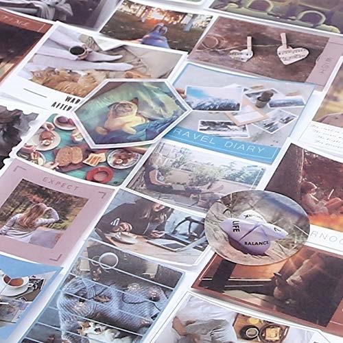 Tnyker フレークシール 風景 シール おしゃれ 海外 手帳 デコ スケジュール カレンダー かわいい 40枚入り 満 しもやな商店 通販 Yahoo ショッピング