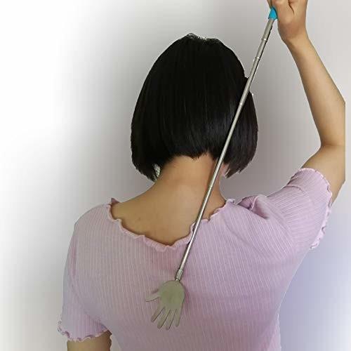 孫の手 まごの手 伸縮 携帯 手のひら形状 ステンレス製 背中掻き かゆいところに手が届く 21 68cm 2本 しもやな商店 通販 Yahoo ショッピング