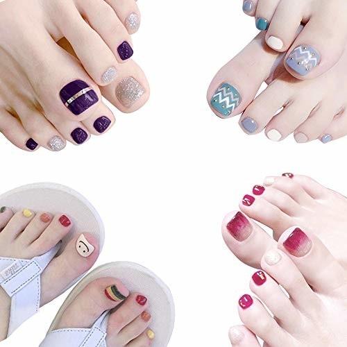 ネイルステッカー 足の爪 貼るだけマニキュア ネイルアート ネイルラップ ネイルアクセサリー女性 レディー しもやな商店 通販 Yahoo ショッピング