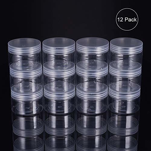 Benecreat 12パック 130ml円柱プラスチック透明収納ボックス 小物収納ケース 蓋つき 円柱 ビーズ アクセサリー 小 しもやな商店 通販 Yahoo ショッピング