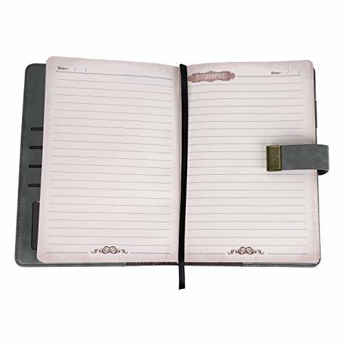 A5 日記帳 鍵付き 秘密ノート Pu システム手帳 おしゃれ パスワード ダイアリーノート ペンホルダー付き 手帳 しもやな商店 通販 Yahoo ショッピング