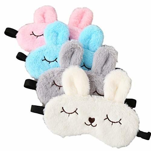 Maluhia アイマスク うさぎ かわいい 柔らかい 快眠 睡眠 安眠 遮光 就寝 眼精疲労 疲労回復 圧迫感なし フリー しもやな商店 通販 Yahoo ショッピング