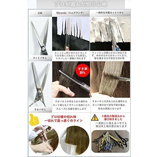 すきバサミ 入れ方