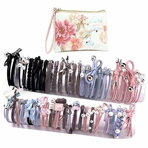 ヘアゴム 60本 45本 35本セット ヘアアクセサリー 髪留め レディース 収納ポーチ付き シンプル リングゴム おし しもやな商店 通販 Yahoo ショッピング