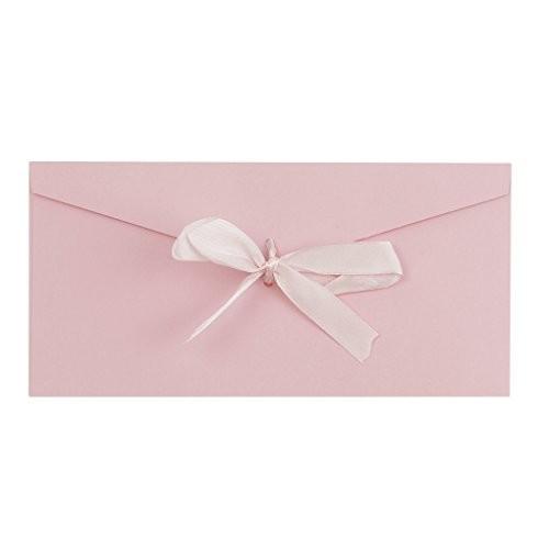 カラー封筒 おしゃれ 洋形5号 かわいい リボン付き 結婚式 招待状 誕生日 ビジネス メッセージカード 復古 しもやな商店 通販 Yahoo ショッピング