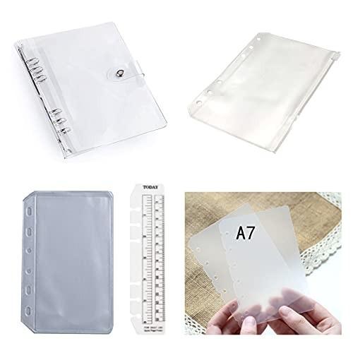 Syalen Pvc透明バインダー システム手帳 6穴 クリアバインダーカバー 定規 クリアポケット リフター付き Slnt 04 しもやな商店 通販 Yahoo ショッピング