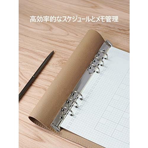 Otoday システム手帳 A4 6穴 リング24mm 多機能 Puレザー スケジュール帳 リフィル付き ビジネスノート プレゼント 12039722075 しもやな商店 通販 Yahoo ショッピング