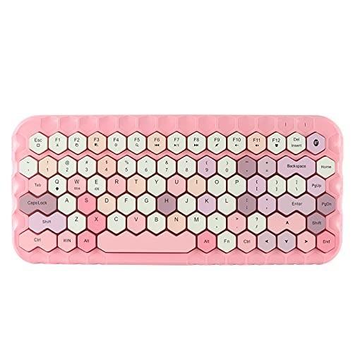 Bluetooth5 1キーボード コンパクト テンキーレス バッテリー給電 小型 レトロ風 おしゃれ かわいいキーボード しもやな商店 通販 Yahoo ショッピング