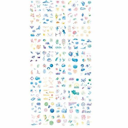 Tafly 手帳デコるミニ天空雲シール スケジュール季節千羽鶴シール手紙日記家計簿ステッカー 50枚 しもやな商店 通販 Yahoo ショッピング