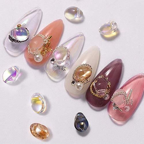 5ボックス クリア 水晶 ネイル 石 パーツ ネイル レジン ジェルネイル 大理石風 シェル風 ネイルアートズ ゴー しもやな商店 通販 Yahoo ショッピング