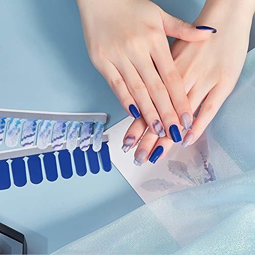 Heraxi ネイルシール 手の爪 pcs 爪やすり付き ネイルステッカー ネイルアート ツヤある 損傷のない 韓国 簡単 しもやな商店 通販 Yahoo ショッピング