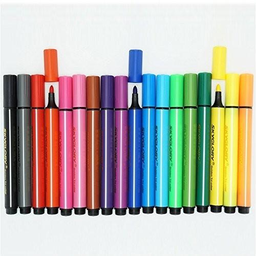 洗たくでおとせる サインペン 子供用ペン カラーペン 水でおとせる 水性ペン 幼児 子供 24色セット 12039881017 しもやな商店 通販 Yahoo ショッピング