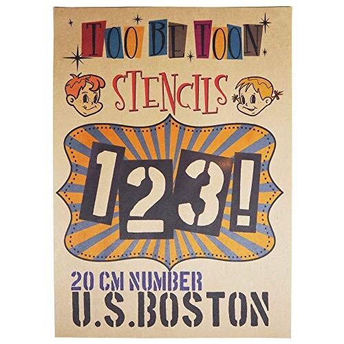 ステンシルシート 数字 記号 U S Boston 特大サイズ cm Saralinfrastructure Com