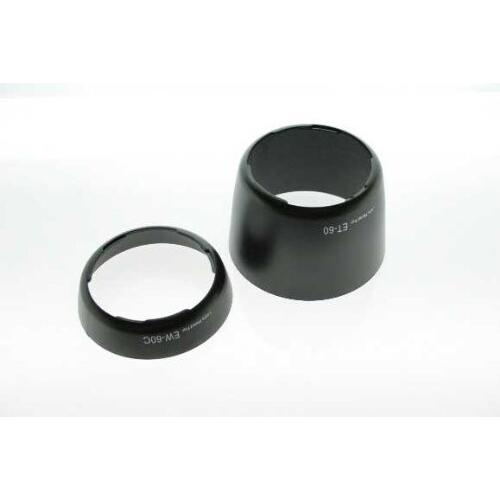 ZEROPORT JAPAN KOUEI レンズフード ダブルズーム用 CANON ET-60+EW-60 互換品 2個セット ZPJ KOUEI EW60C ET60 2SET|shimoyana|03