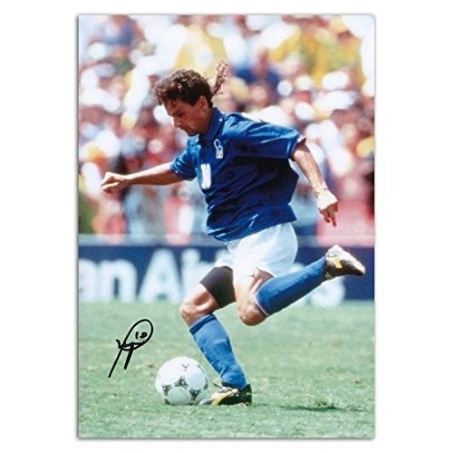 The Dugout ザ ダグアウト ロベルト バッジョ 直筆サイン入り イタリア代表 1994 1994 フォト シーズン