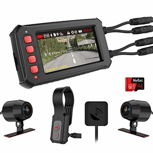 バイク専用 ドライブレコーダー 全体防水 3インチipsディスプレイ 前後フルhd Sony Imx307 Starvis