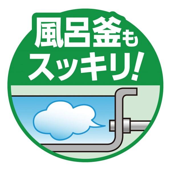 フマキラー お風呂まとめて泡洗浄 グリーンアップルの香り 230g×4個｜shimoyana｜04