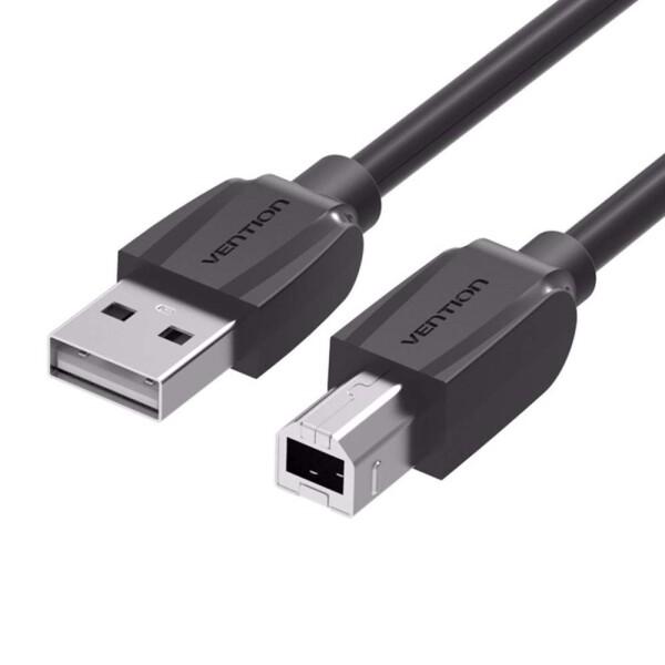 SRPJ VENTION USB2.0 A MALE to B MALE Black True Blue USB Cable (2303) サーバー SRPJ VENTION USB2.0 A MALE to B MALE Black True Blue USB Cable (2303) サーバー