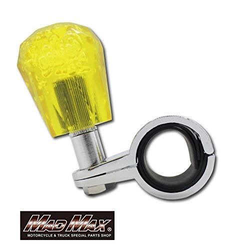 Madmax ハンドルスピンナー ダイヤカット 泡 イエロー Mm75 S002 Ye ハンドルスピンナー