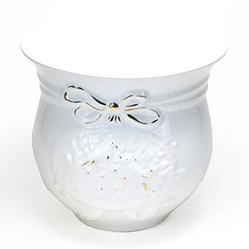 魅力的な価格 リボン ゴールド 陶器 底穴あり 23cm 植木鉢 ポルトガル製 ガーデニング 小鳥 ホワイト ガーデニング レリーフ 植木鉢