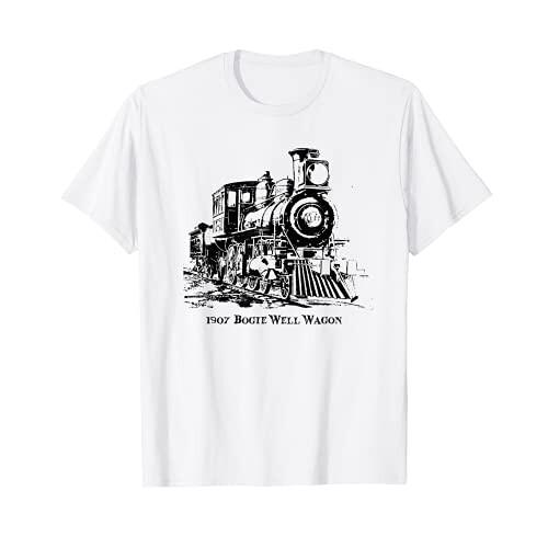 ヴィンテージ機関車列車鉄道ボギーウェルワゴン1907 54%OFF Tシャツ 海外限定