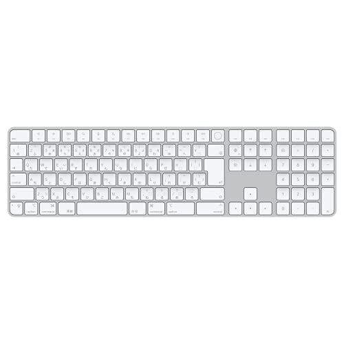 新しい季節 Apple Touch シルバー - 日本語（JIS） - (Appleシリコン搭載Mac用) Keyboard（テンキー付き） ID搭載Magic キーボード