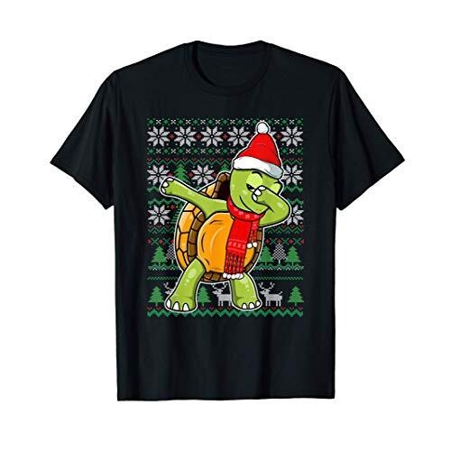 Funny Dabbing Turtle Christmas ダビングタートル かわいいクリスマスパーティー衣装 Tシャツ しもやな商店 通販 Yahoo ショッピング