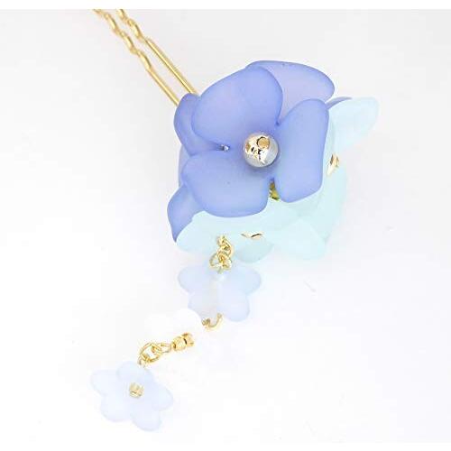 Hobbix ビーズキット 京 花てまり かんざし 瑠璃唐草 Bk 102 限定製作