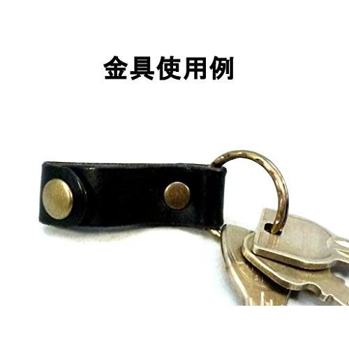 ファミリーツール(FAMILY TOOL) 片面カシメ 特小 (頭径4.6mm×足長5mm) ゴールド 40組入 56170|shimoyana|02