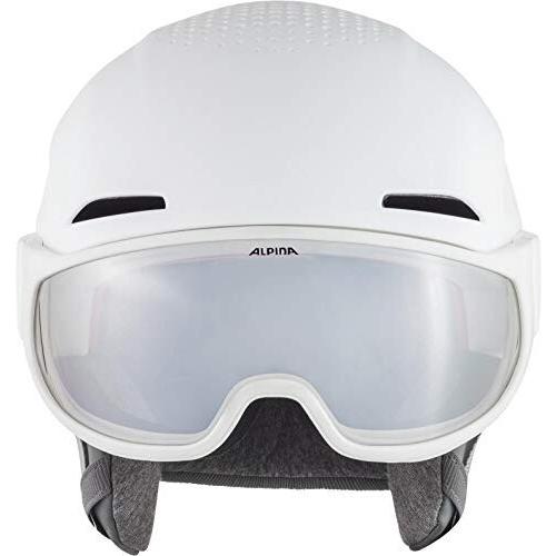 ALPINA(アルピナ) スキースノーボードバイザーヘルメット 調光ミラーバイザー サイズ調整可 しもやな商店のALPINA(アルピナ) 開閉