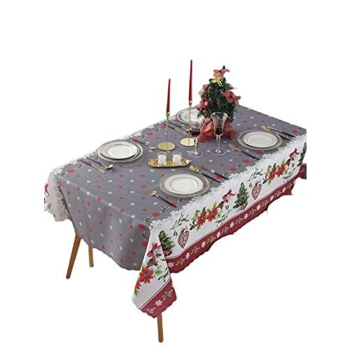 テーブルクロス クリスマス キッチン 飾り付け デコレーション 12月スーパーsale パーティ クリスマスプリント